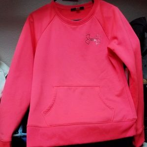 Women's Pink, Small Under Armour Sweatshirt